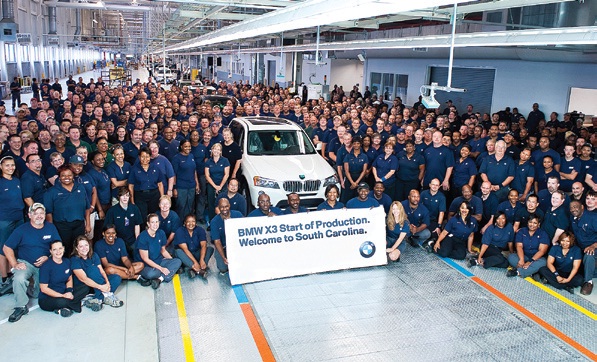 Como na unidade da BMW nos EUA, número de funcionários da fábrica brasileira deve se multiplicar em pouco tempo