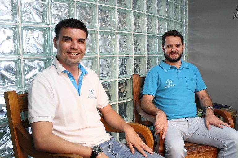 Filipe Guedes e Denis Miranda, sócios do aplicativo Boca a Boca