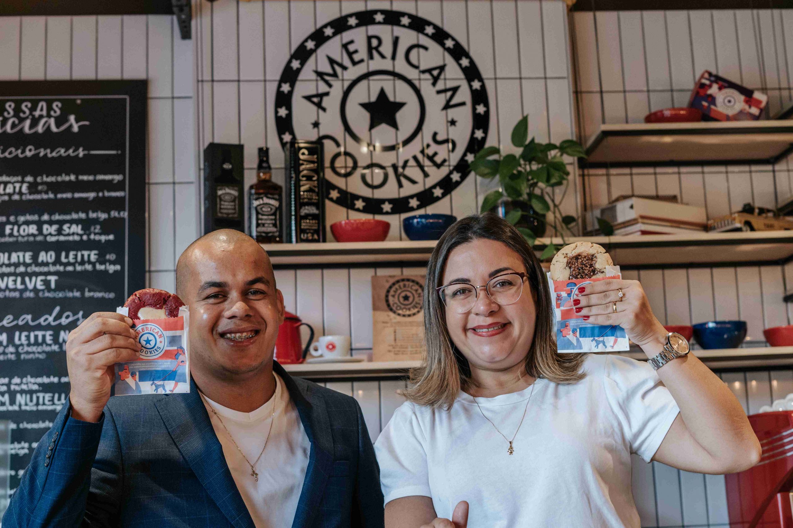 Com inspiração americana, cookies de franquia paulista fazem