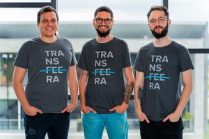 Fernando Nunes, Guilherme Verdasca e Rafael Negherbon, os fundadores da Transfeera