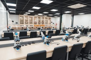 Sala de aula da My Doctor Health School, em Florianópolis